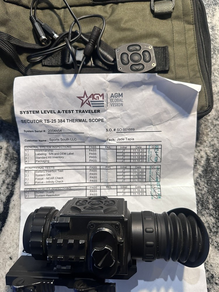 AGM SECUTOR TS25- 384 THERMAL IMAGING RIFLESCOPE Used