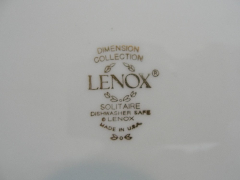 LENOX SOLITAIRE OVAL BOWL 10 3/8"