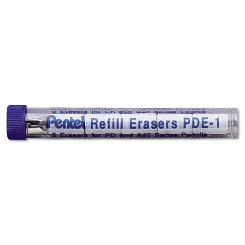 2 PK PENTEL TECHNICLICK PENCIL ERASER REFILL