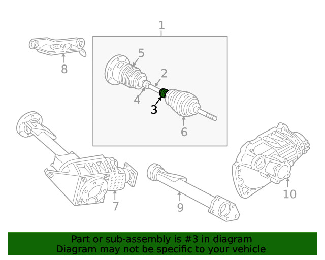 Genuine GM Outer Joint 26059672
