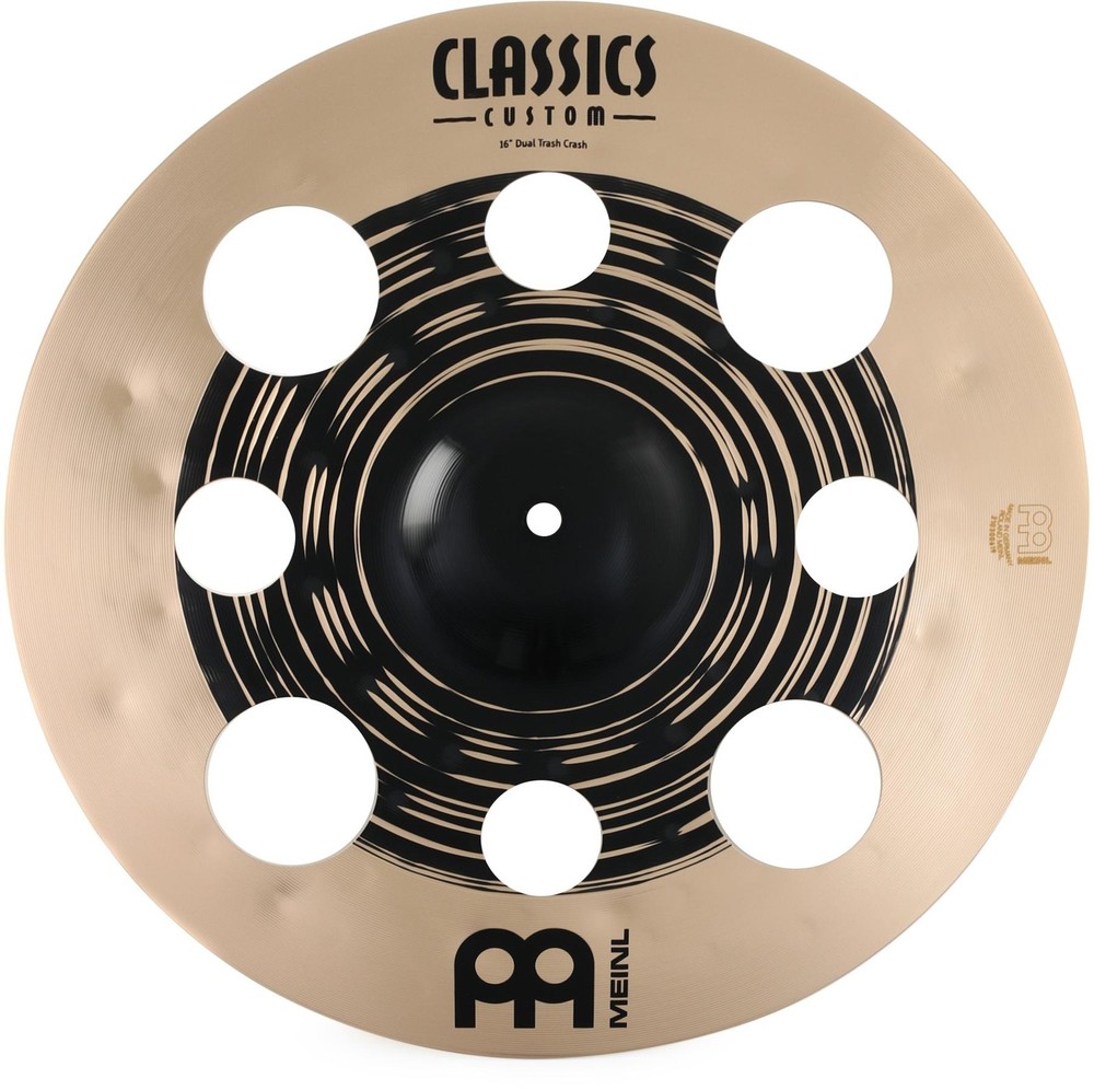 Meinl Cymbals 16 inch Classics Custom Dual Trash Crash (3-pack) Bundle