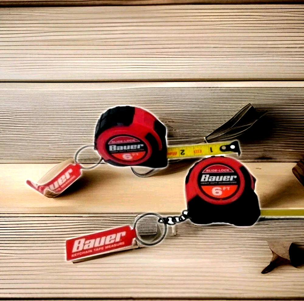 Two Bauer 6ft tape measure .