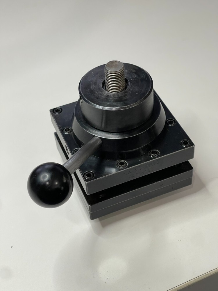 Hardinge Indexable 4-Way Tool Post 3"x3",  7/16", HTL-A, Excellent Pre-Owned