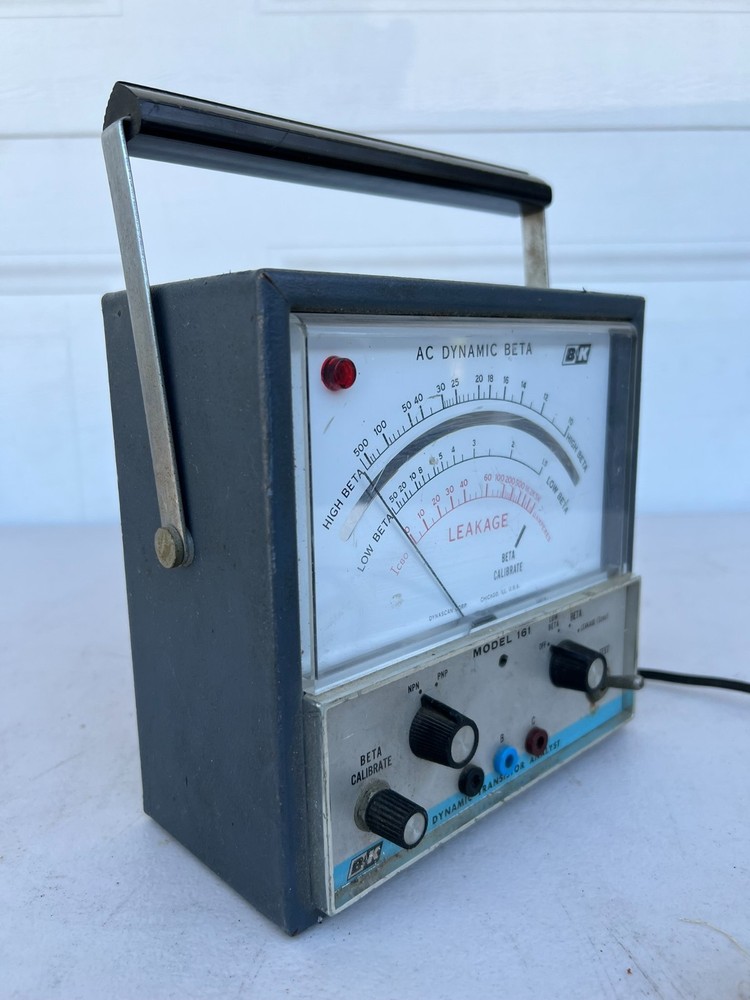 📟 VNTG B&K Model 161 Dynamic Transistor Analyst AC Dynamic Beta Leakage *TESTED