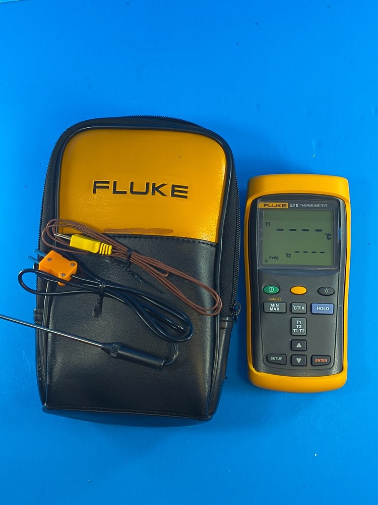 Fluke 52 II Thermocouple Thermometer Meter !