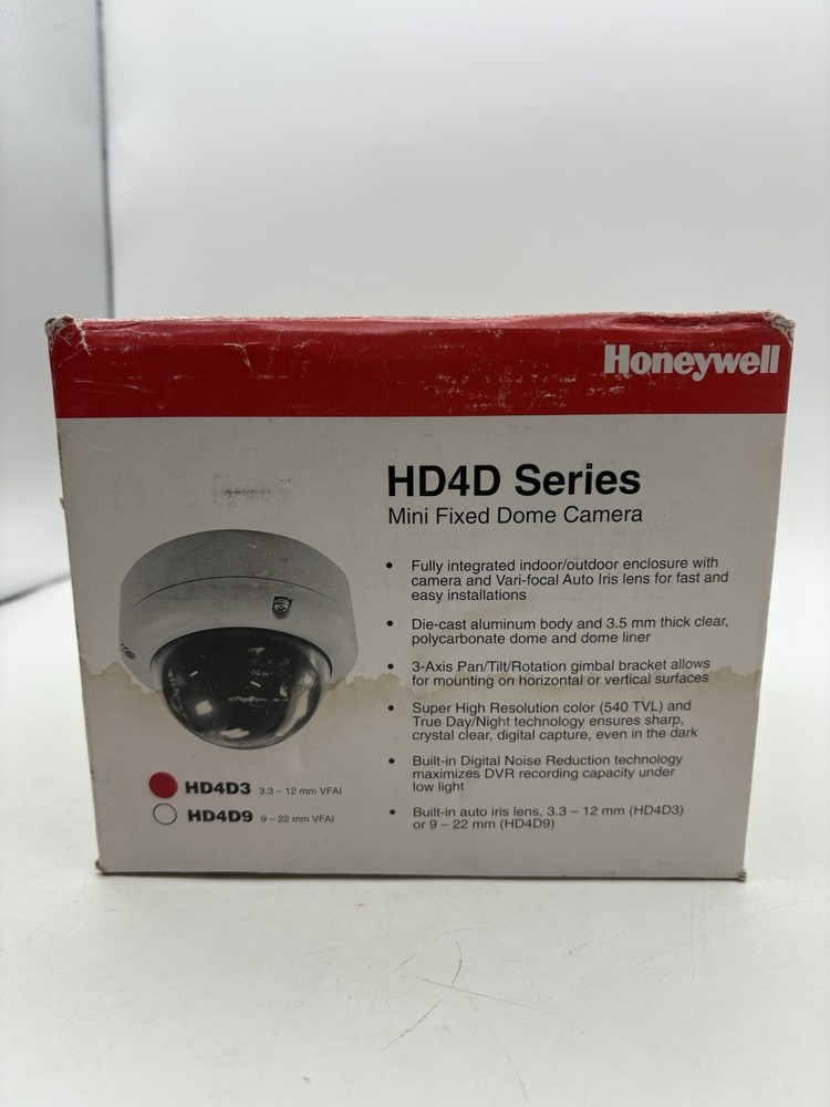 HONEYWELL HD4D3 24V Dome NTSC Security Camera