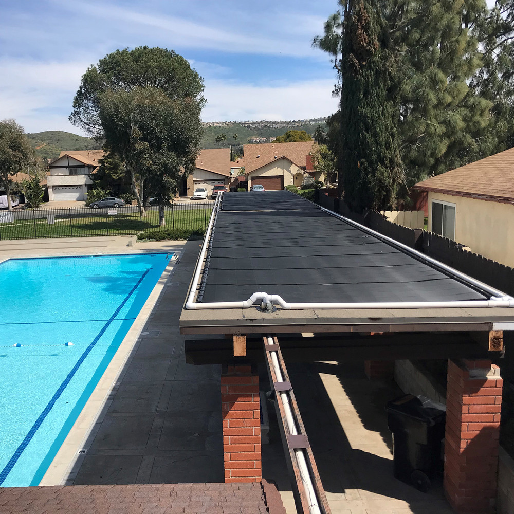 Industrial Grade Solar Pool Heater Panel - Advanced High-Wind Mounting Security
