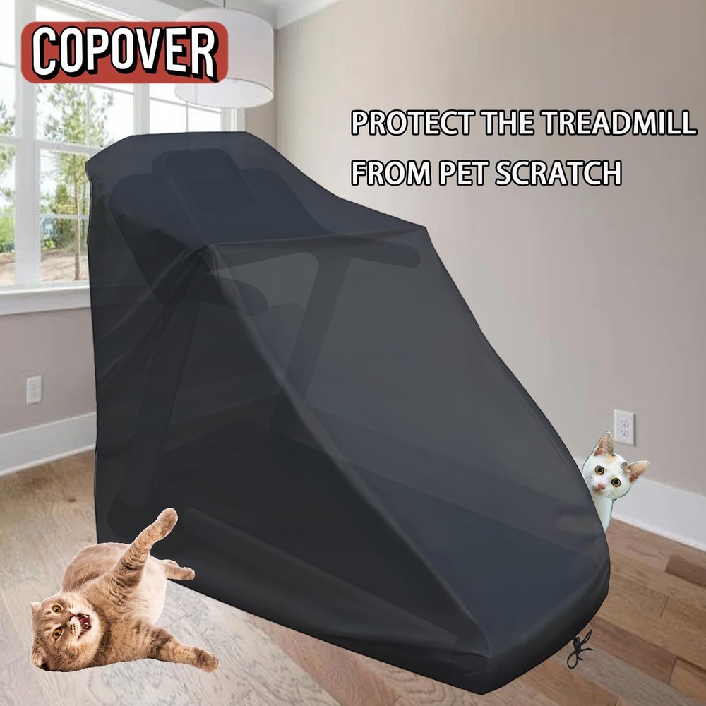 Treadmill Cover, Dustproof UV Protection Running Machine Cover, Exercise Work...