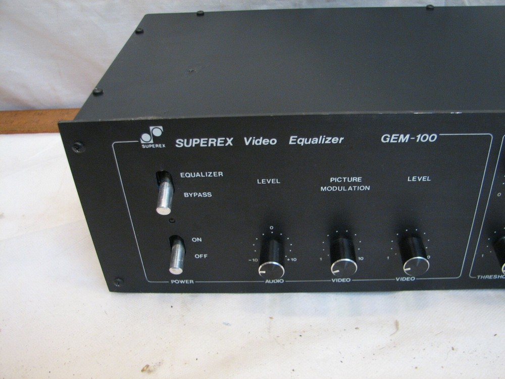 Vintage Superex Video Equalizer Gem-100 AV GEM100
