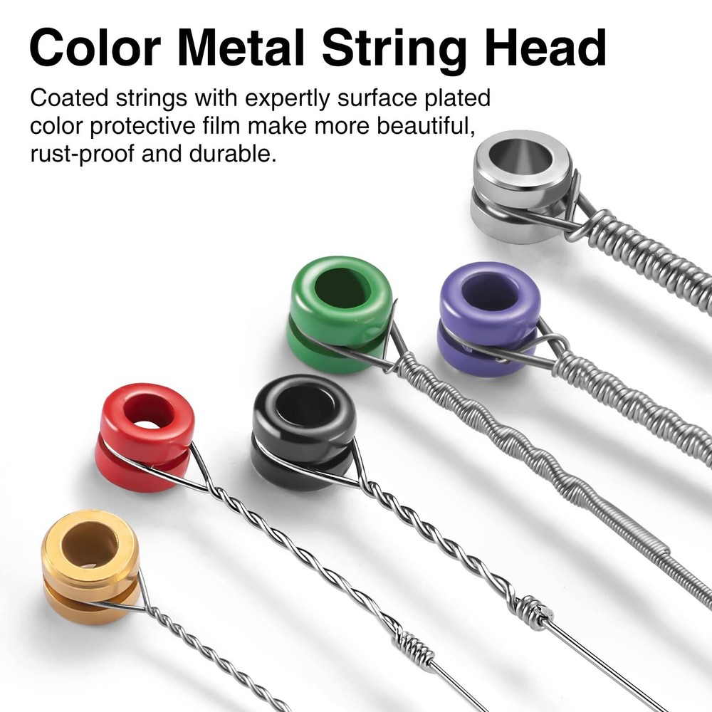 Orphee Electric Guitar Strings 11-50 Hexagonal Core Multi-Pack 10/15/30 Sets