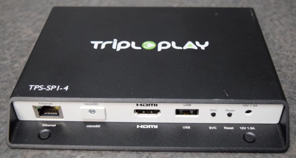 Triple Play TPS-SPI-4 Solid State Digital Sign Computer