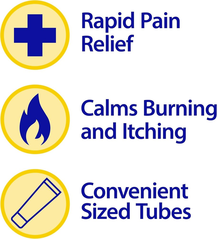 Hemorrhoidal Ointment - Maximum Strength - for Burning Itching Discomfort 2oz