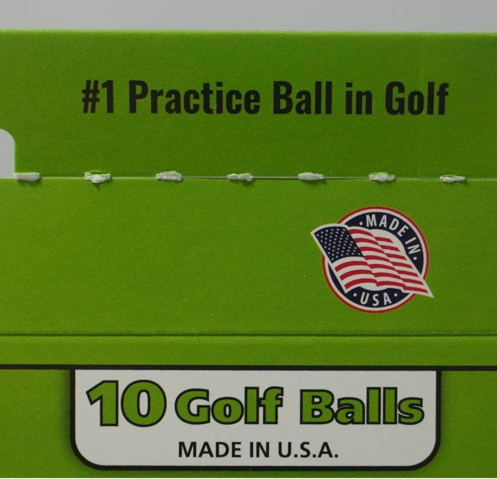 Best Practice Golf Balls on The Planet. Perfect for Golf Training. Solid Cont...