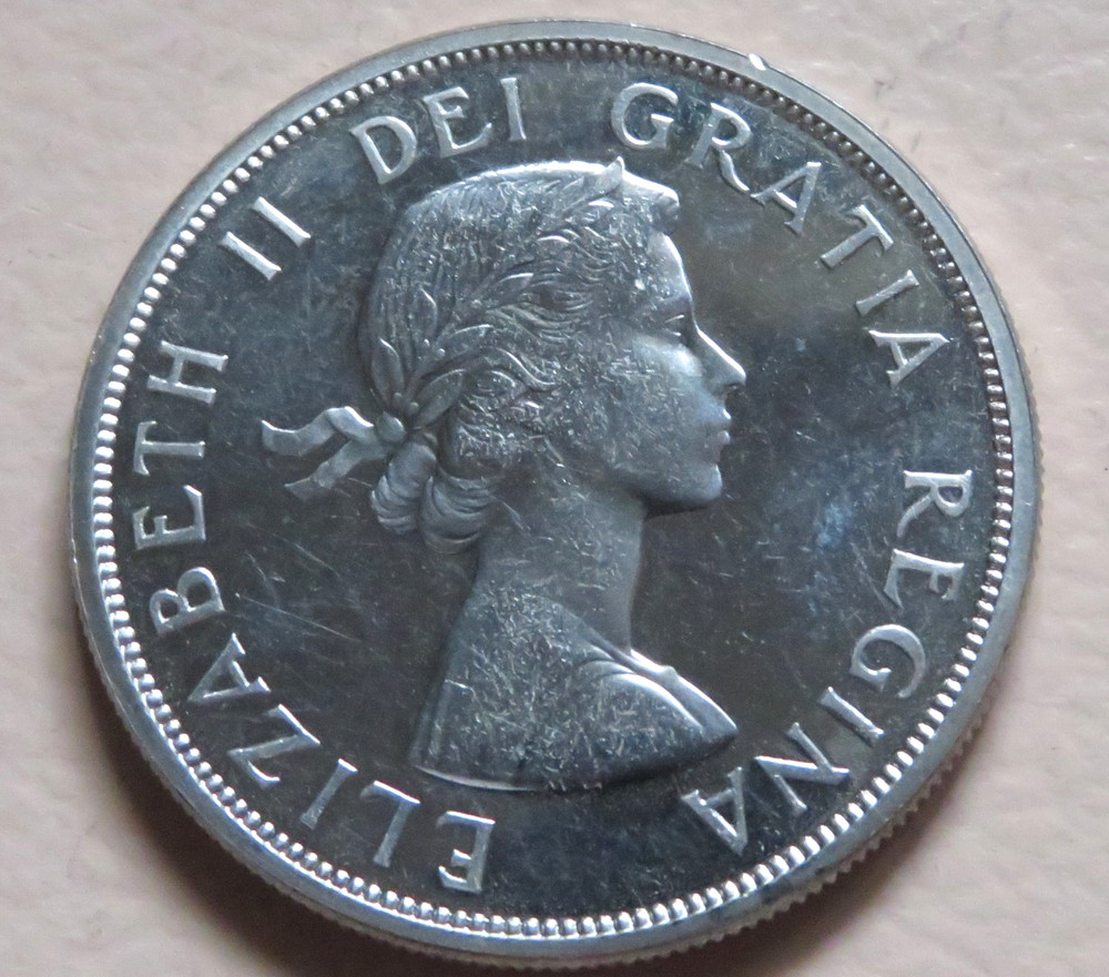 Canada. 1963 Silver - 1 Dollar.. BU