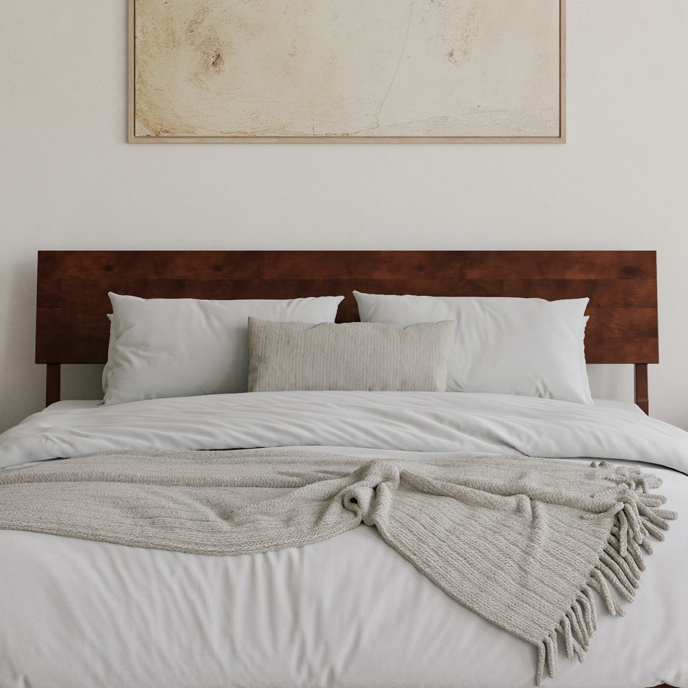 Bradford Queen Solid Wood Headboard in Walnut