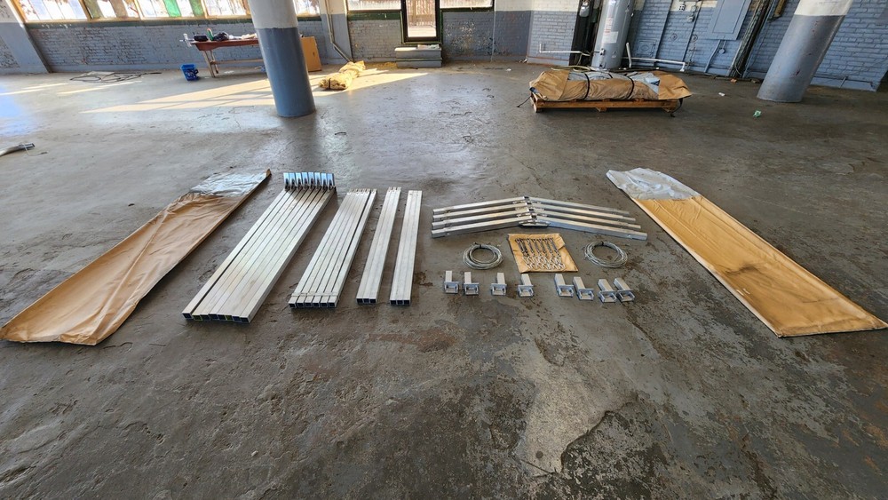Mobile Shelter Systems Expeditionary STF Warehouse System Frame and Tent