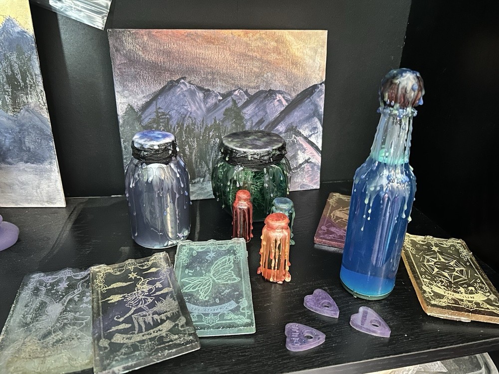 Handmade Mini Magic Color Changing Potion Bottles