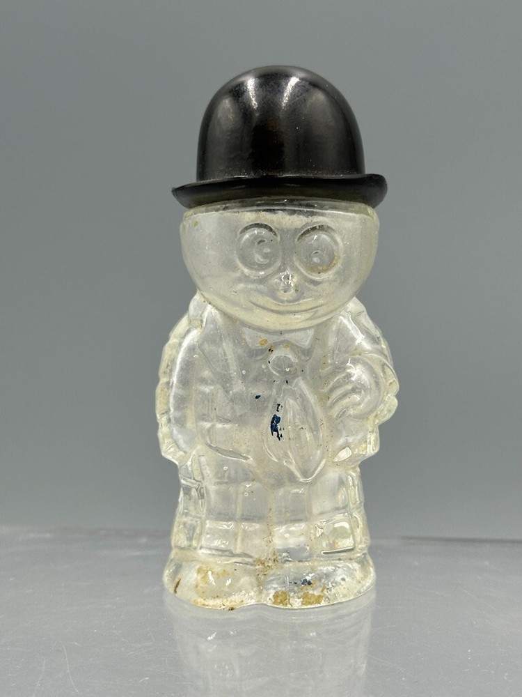 Vintage MOON MULLINS Glass Figural CANDY CONTAINER E&A 534 Shaker