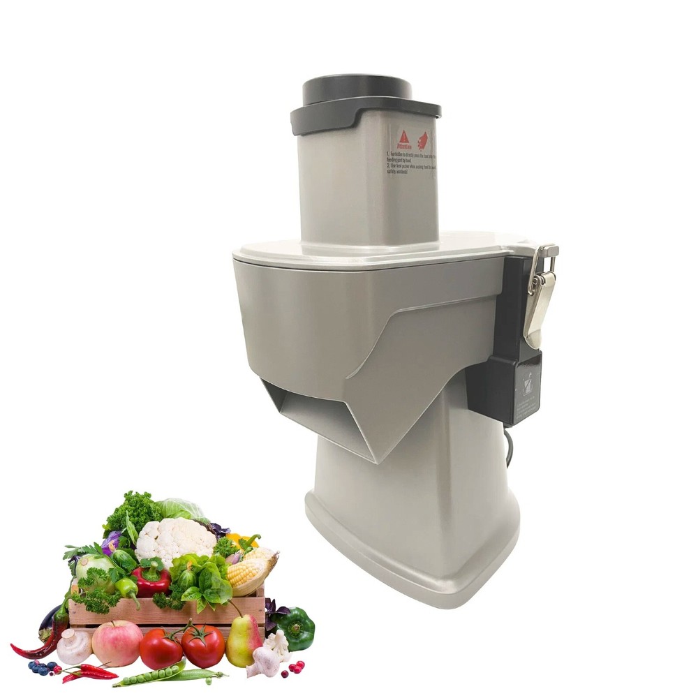 Commercial Desktop Fruit Vegetable Cutter Slicer Shredder Dicer Machine 110V