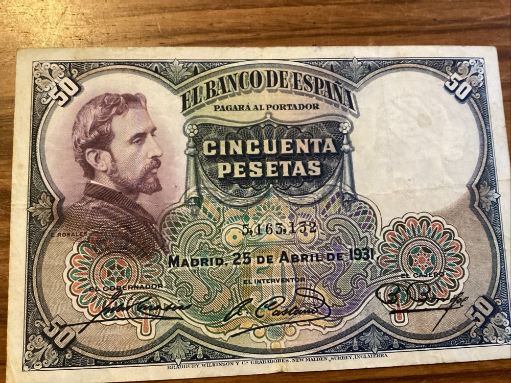Spain 50 pesetas 1931  Banknote