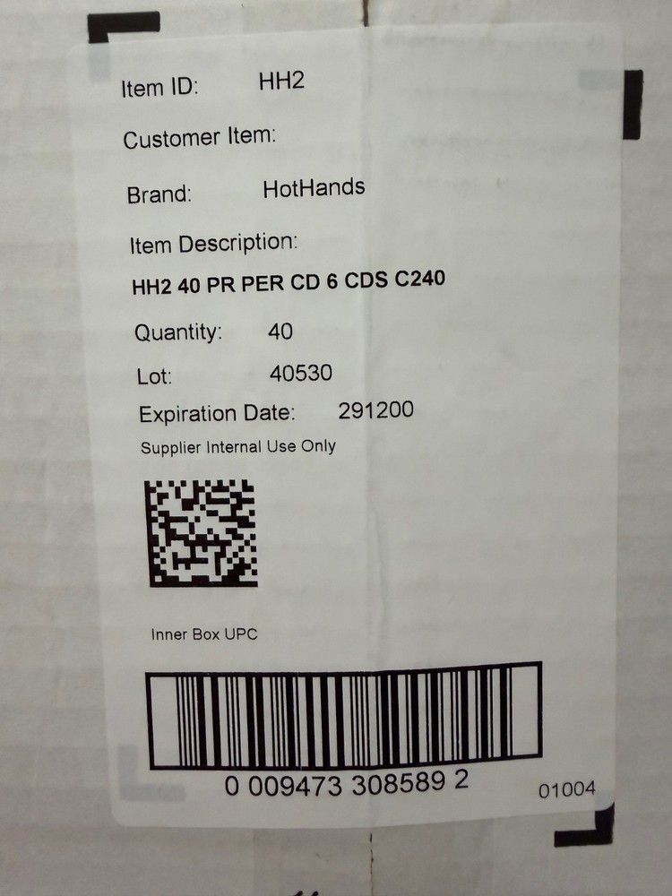HotHands Hand Warmers 40 pairs