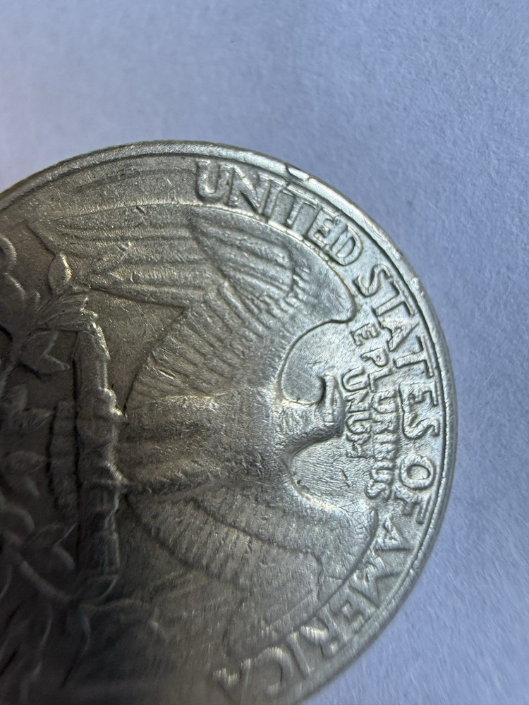 1982 D Washington Quarter, Filled In Mint Mark Error/Multiple error