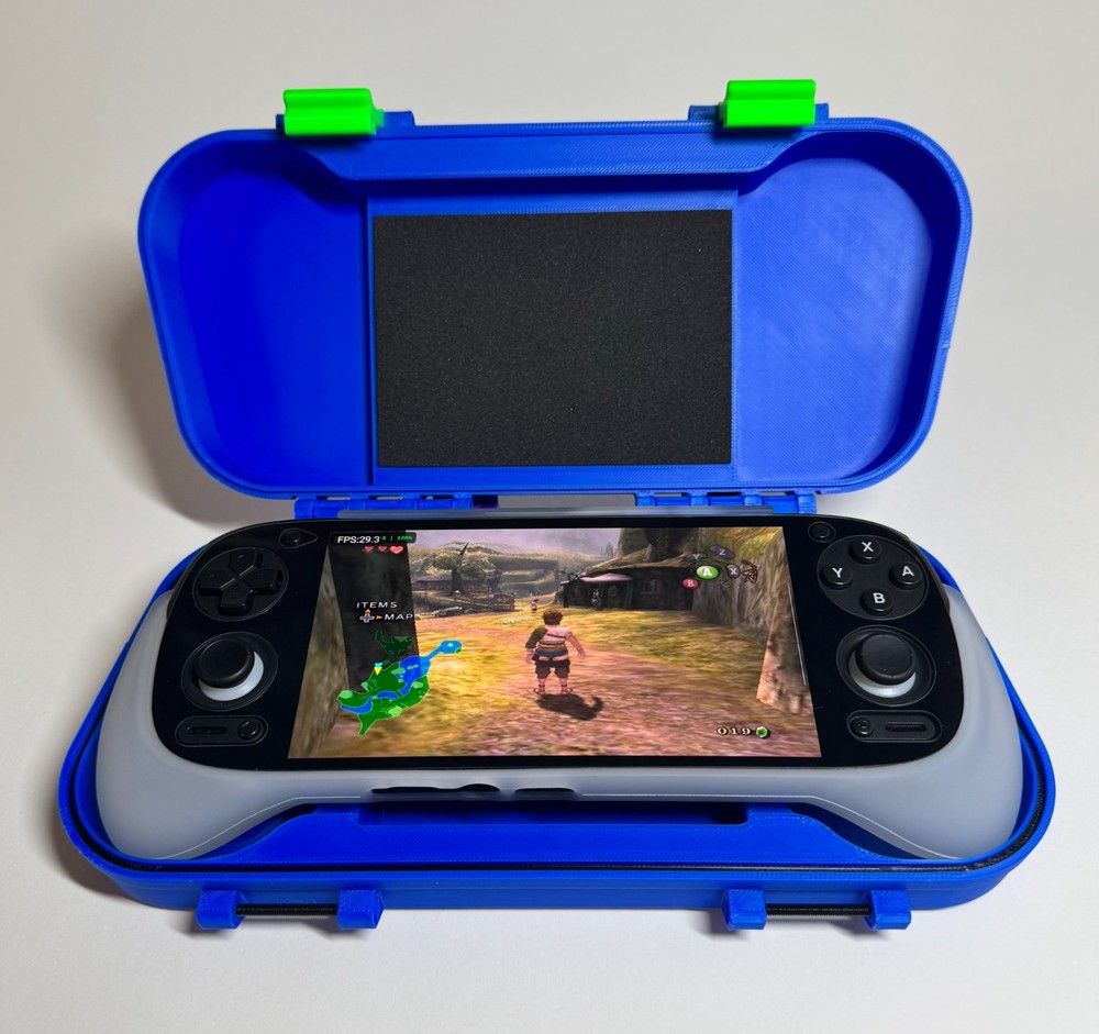 Custom Case for Retroid Pocket 5 & Official Grip: Protective RP5 Console Storage