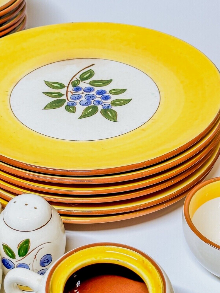 Vintage STANGL Pottery Blueberry Pattern - Assorted Pieces
