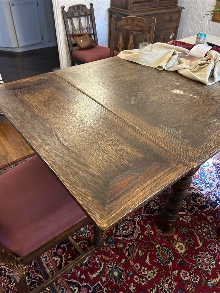 Feudal Oak Dining Room Set