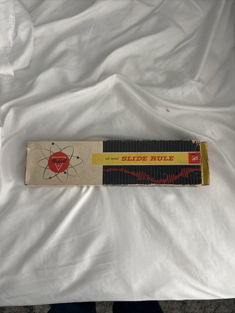 Pickett Trig Slide Rule In Original Box