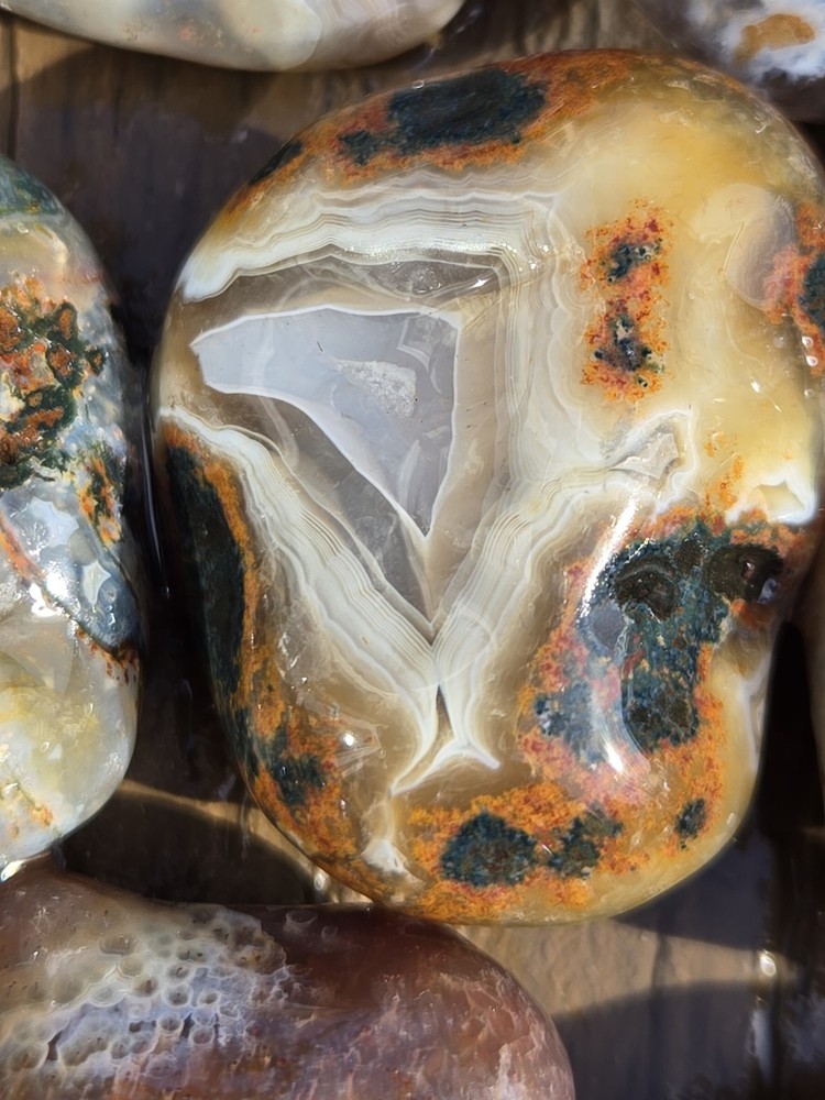 Botswana Agate Selects - ROLLING HILLS - Rough, Natural, Not Polished A+ Grade