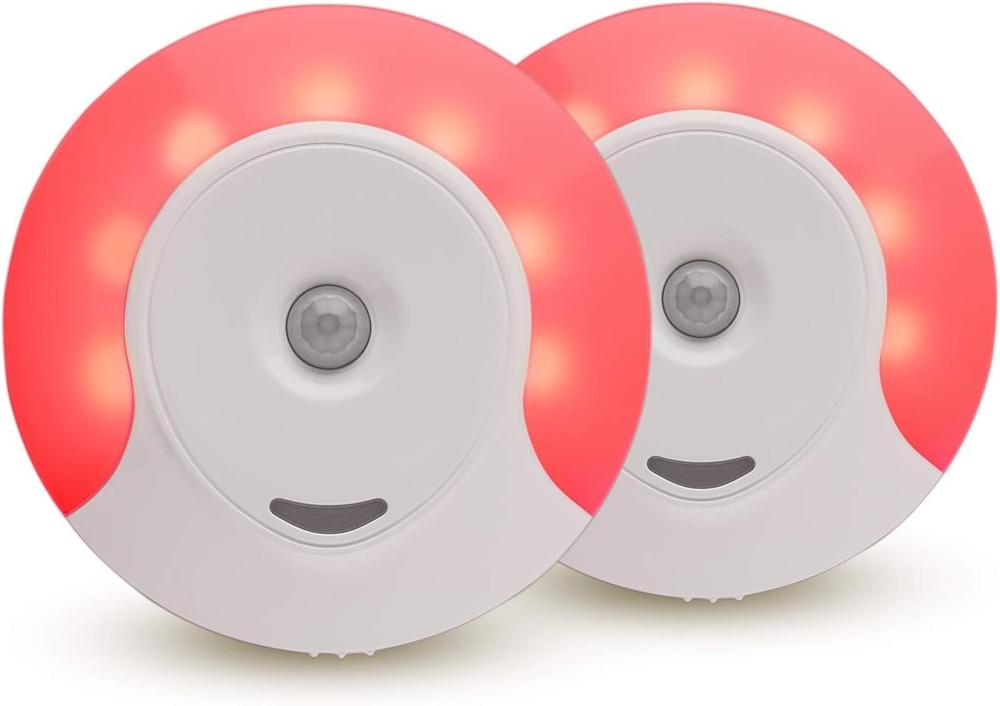 Sleep Aid Red LED Night Light Motion Sensor