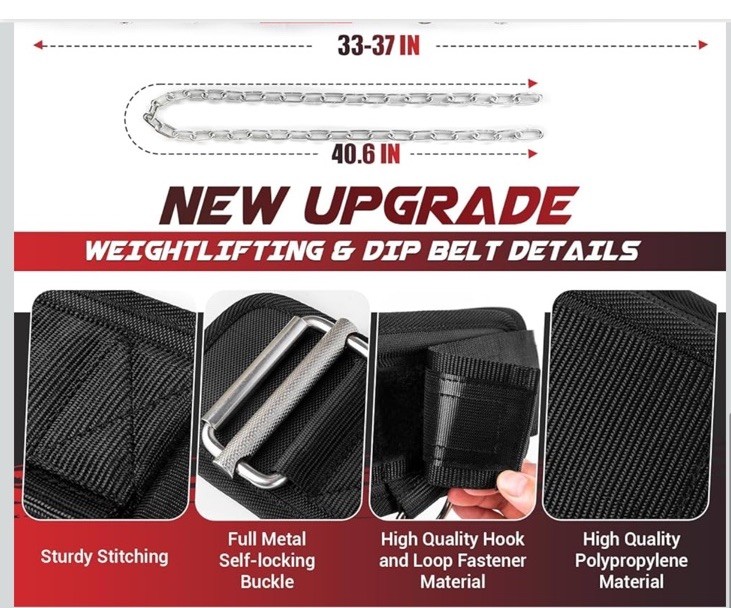 3-in-1 Weighted Pull Up Belt