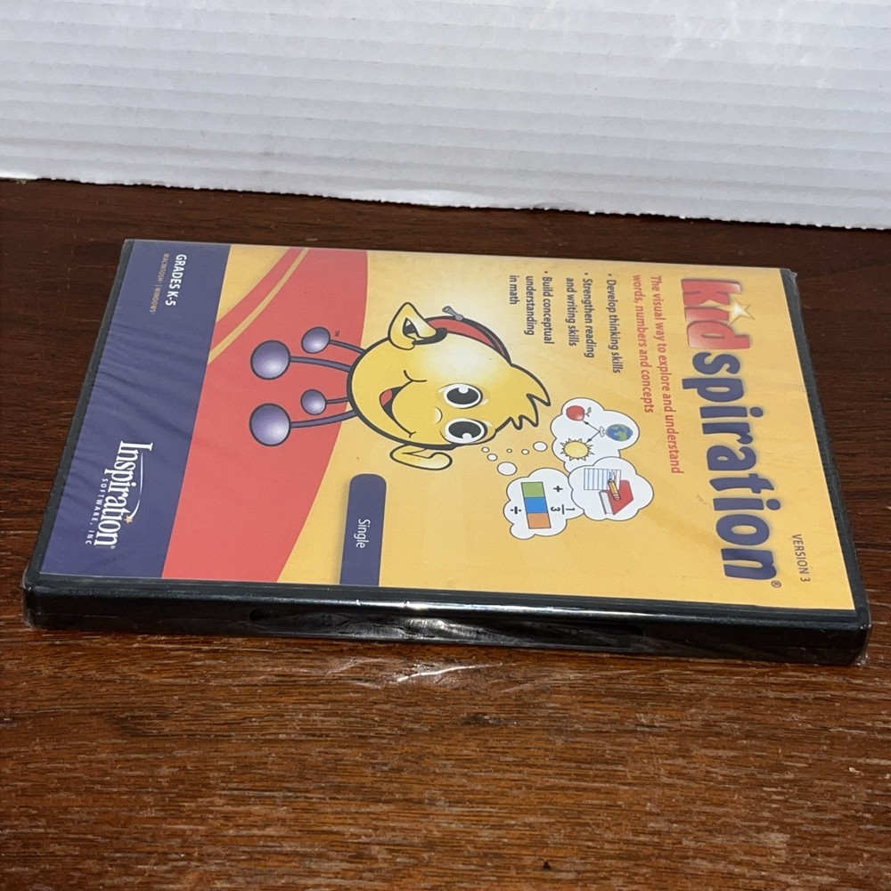 Kidspiration 3.0 for PC/Mac Inspiration Visual Learner Curriculum New - Single