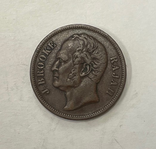 Sarawak - 1863 Copper Cent - Scarce Type