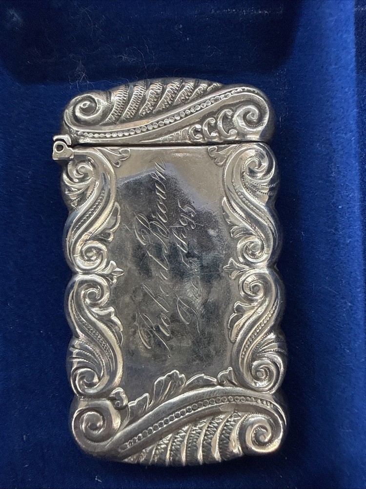 Antique Sterling Silver match safe
