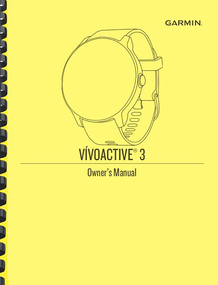 Garmin Vivoactive 3 OWNER'S MANUAL