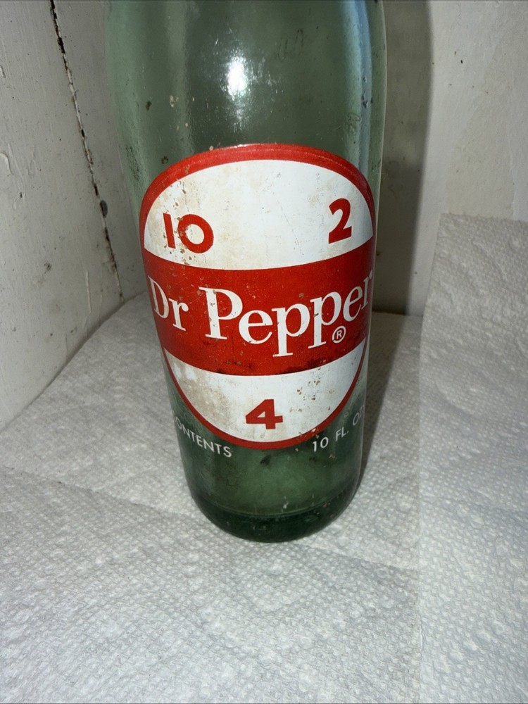 Vintage Dr Pepper Bottle 10 2 4