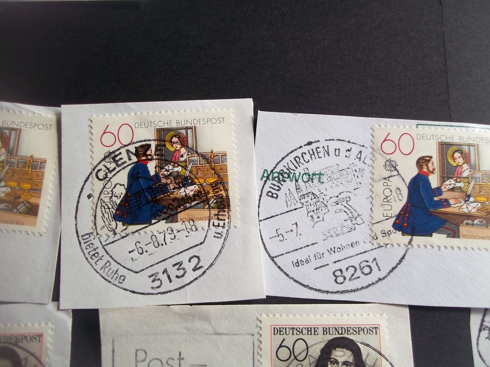 24x 1979 special / commemorative cancels Germany