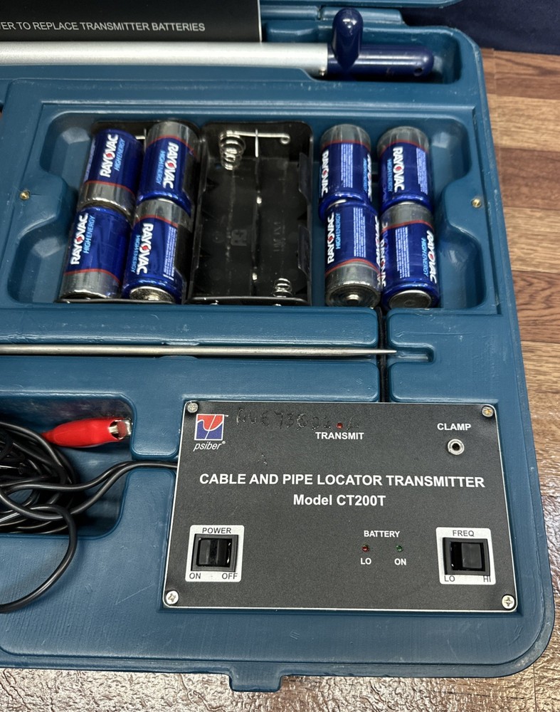 Psiber CT200 Data Systems Cable and Pipe Locating System