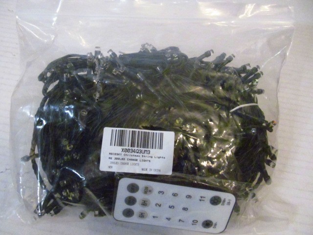 Recesky 300 LED String Lights, Color Changing with Remote Timing Function