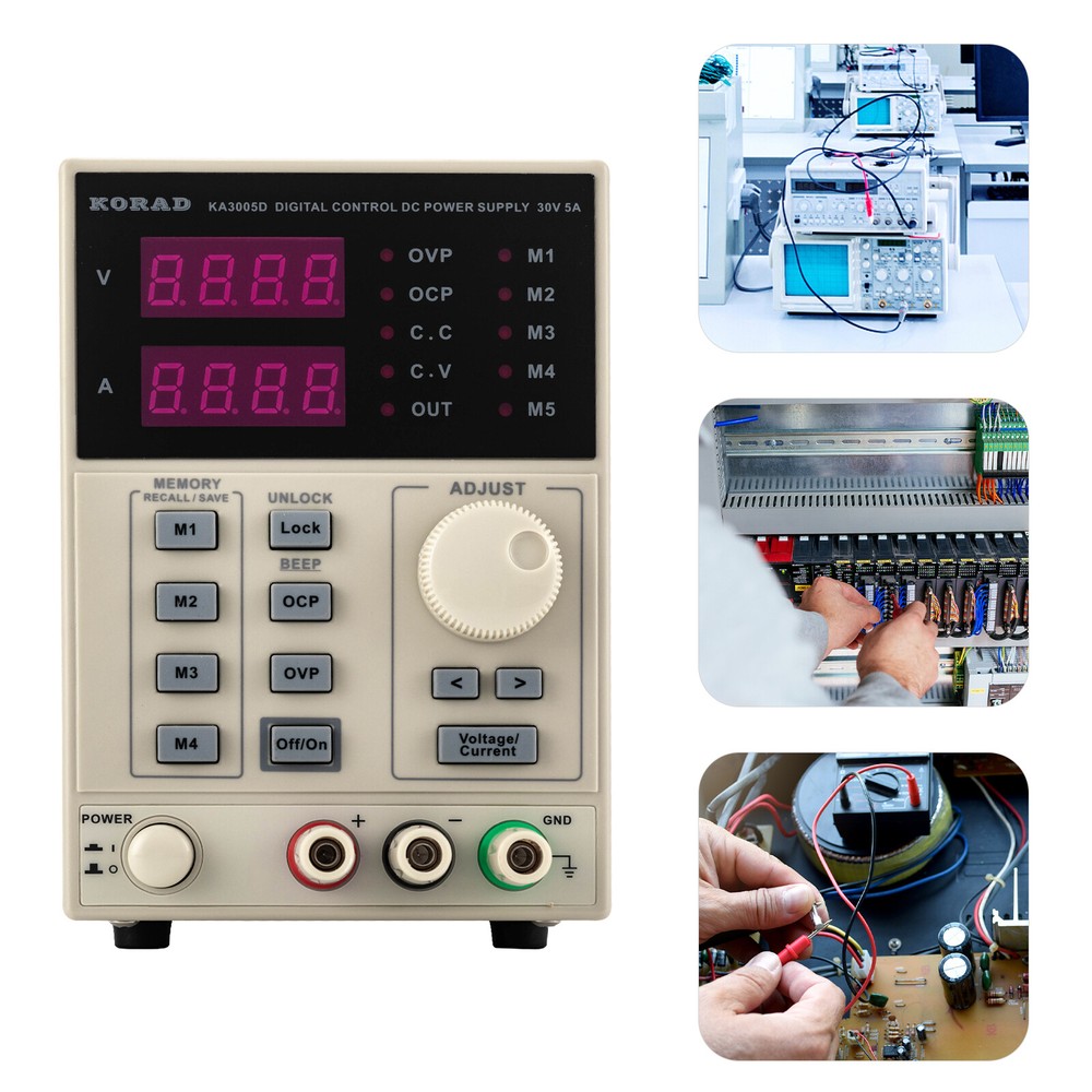 KA3005D DC Power Supply Adjustable Linear Power Regulated Bench Switching
