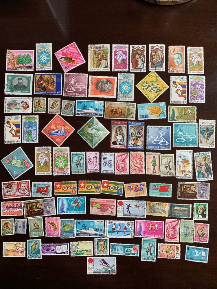 Togo Postage Stamp Lot - 83 Different - Used