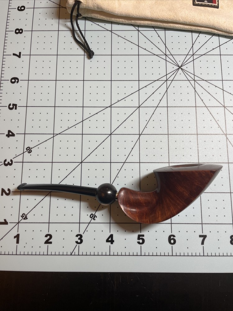 Huge Stone Pipe HS Studio Hand Made Pipe New Unsmoked H S