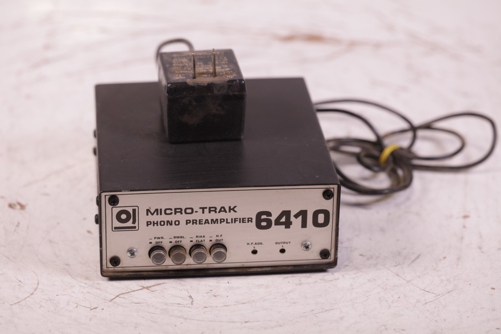 Micro-Trak 6410 Phono Preamplifier As Is