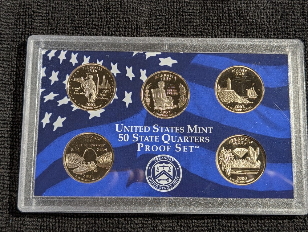 2003 US Proof set OGP COA