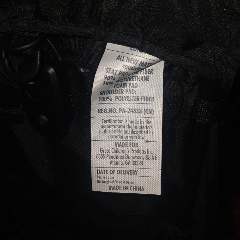 Graco Stroller -Black- Great Condition - Lightweight & Foldable With One Hand LN