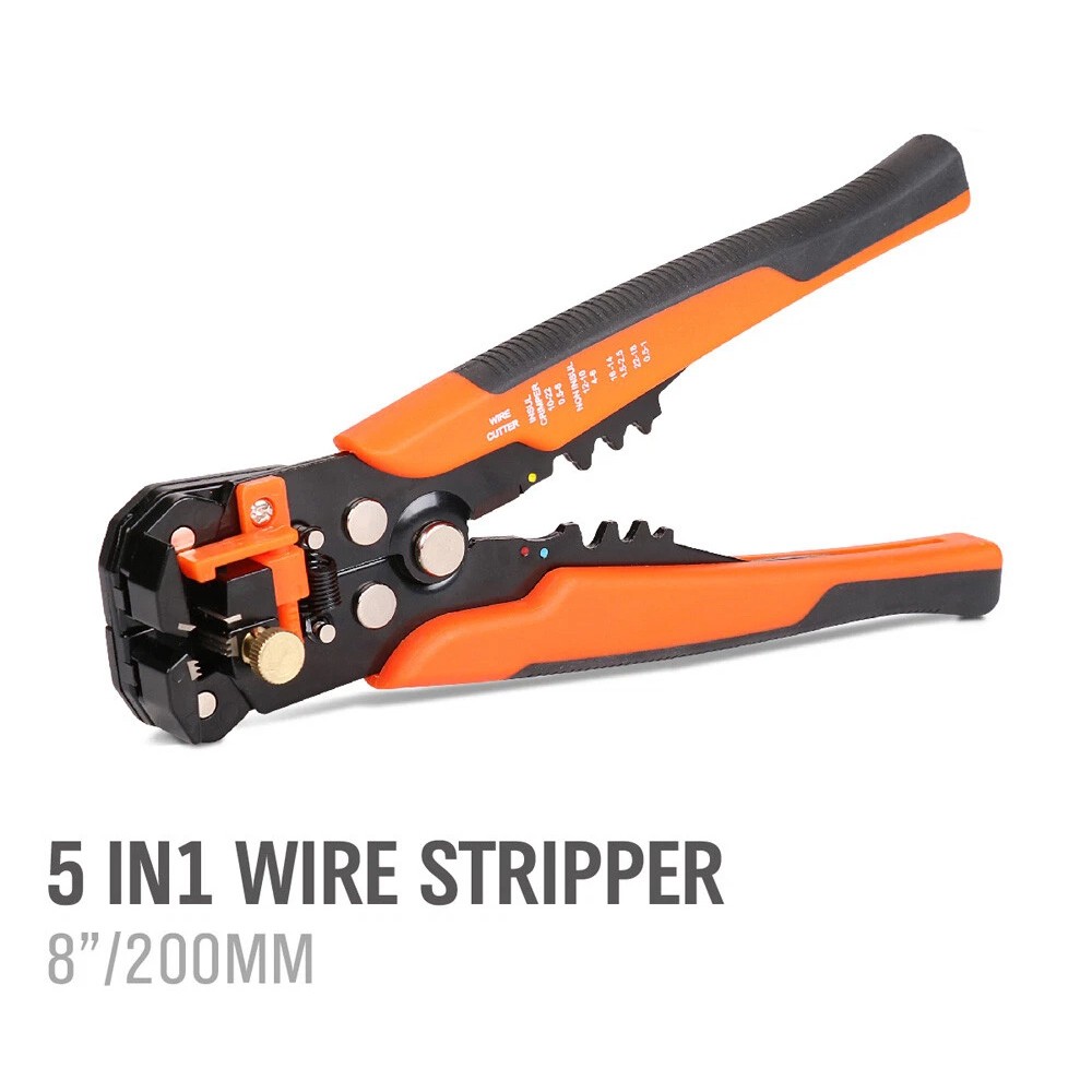 5 in 1 Automatic Wire Stripper Insulation Wire Cutter Crimper Cable Plier Tool