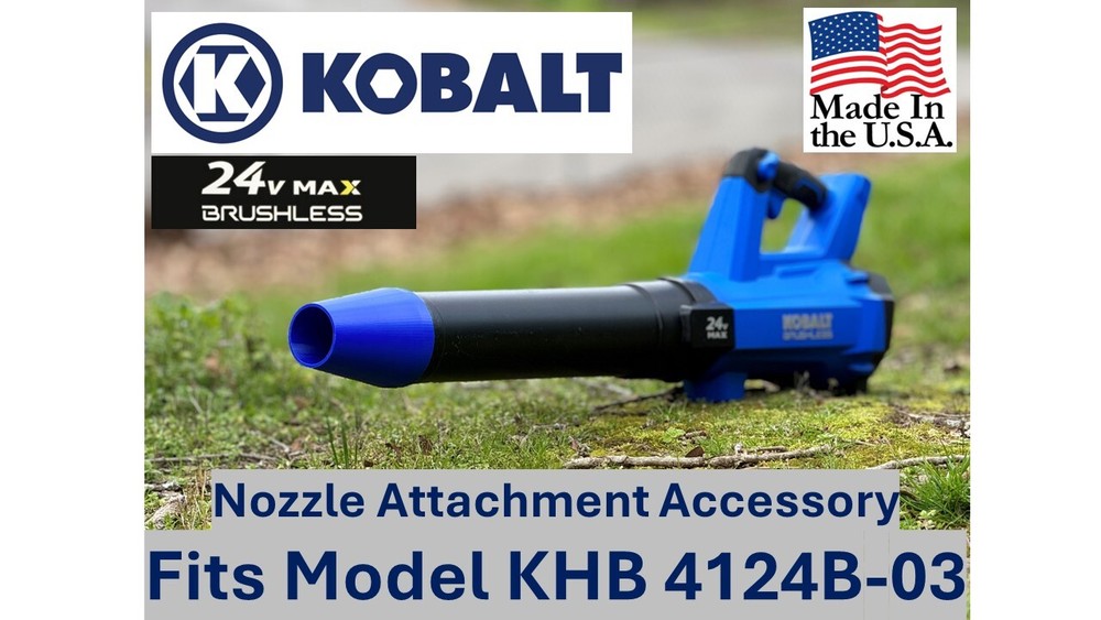 Cone Tip Nozzle fits Kobalt KHB 4124B-03 Leaf Blower 24v Restrictor