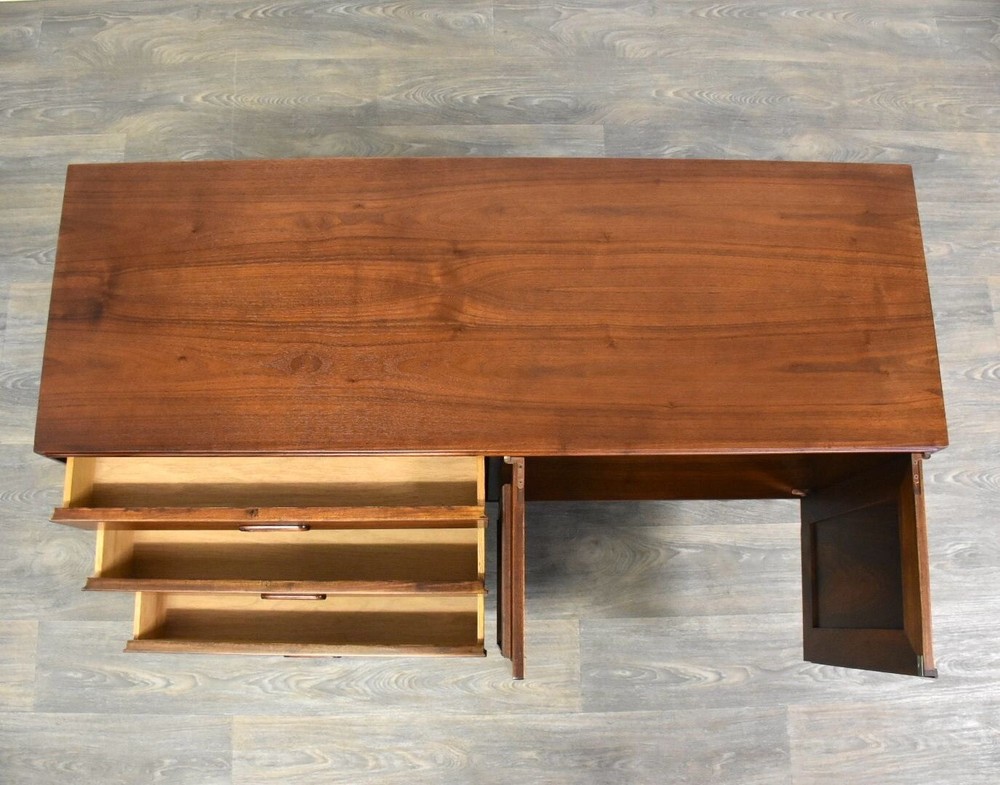 Refinished 52” Walnut Credenza by Founders